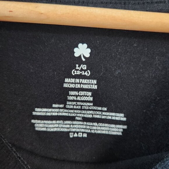 4/$25 Unbranded Black Short Sleeve T-Shirt I Don't Need Luck I'm A Grand… - Picture 3 of 7